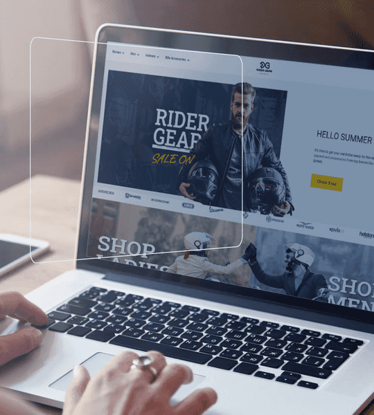 Rider Gear eCommerce headless WordPress SAAS solution